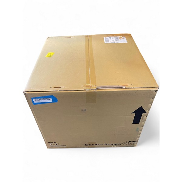 Used DW 5 Piece Design Series w/ 8" Design Series Rack Tom  Satin Black Drum Kit