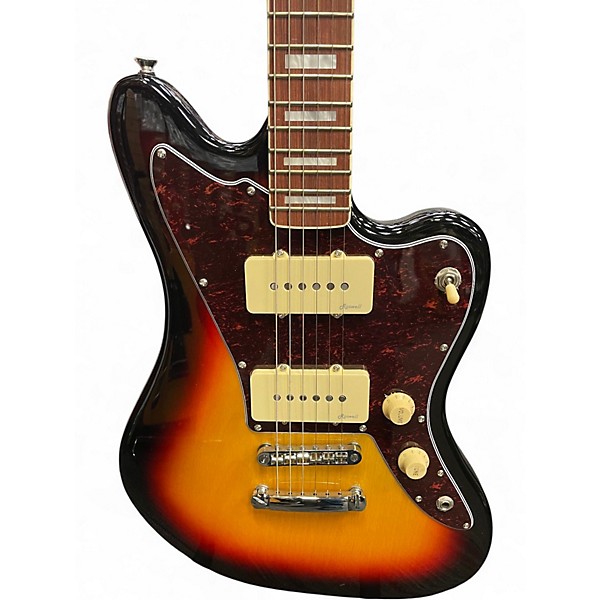 Used Harley Benton VT SERIES H3 3 Tone Sunburst Solid Body Electric Guitar