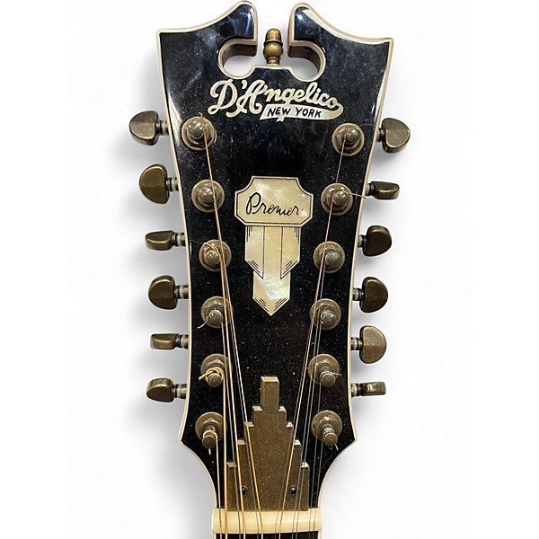 Used D'Angelico Premier Fulton Mahogany Burst 12 String Acoustic Guitar