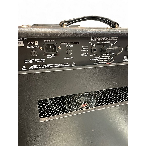 Used Blackstar Venue Series HT Soloist HT-60S 60W 1x12 Tube Guitar Combo Amp