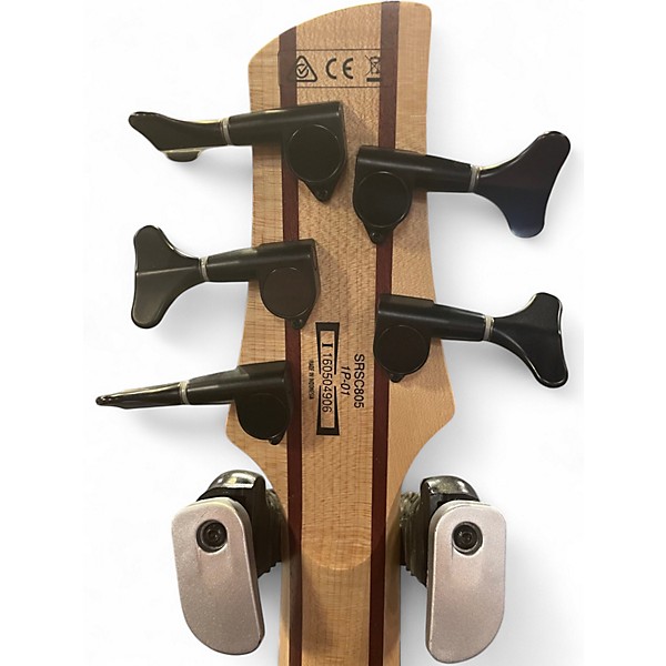 Used Ibanez SRSC805 Natural Electric Bass Guitar