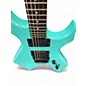Used B.C. Rich PLATINUM SERIES WARLOCK TEAL Solid Body Electric Guitar