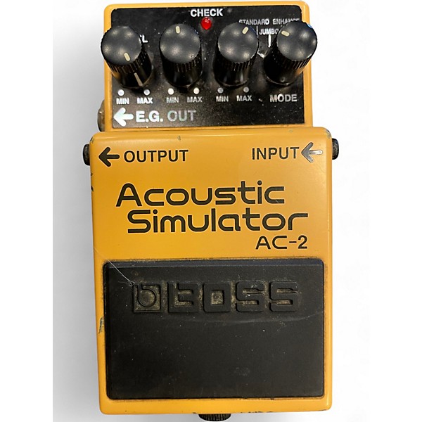 Used BOSS AC2 Acoustic Simulator Effect Pedal