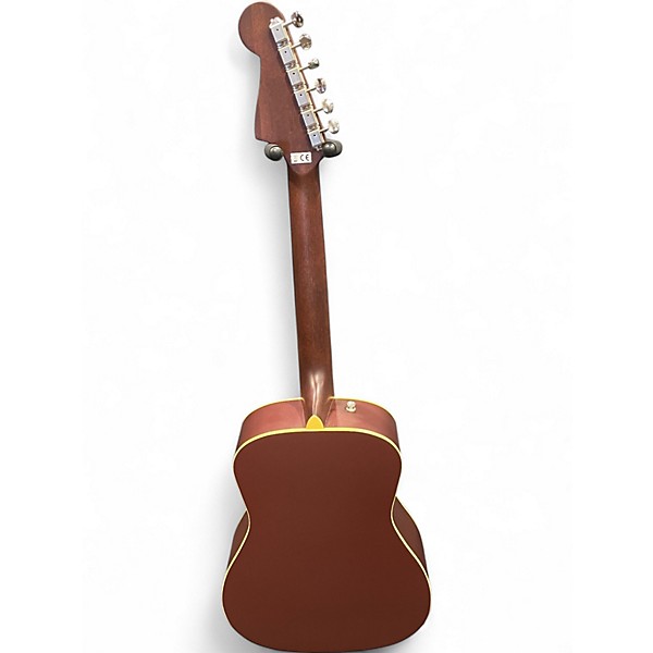 Used Fender Malibu CE BURGANDY STAIN Acoustic Electric Guitar
