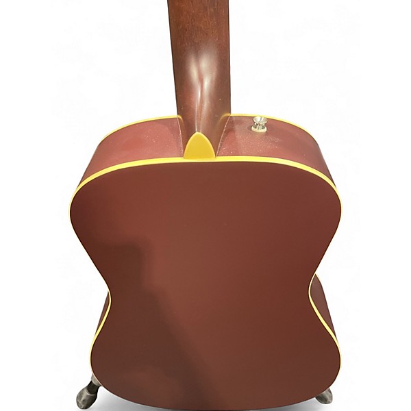 Used Fender Malibu CE BURGANDY STAIN Acoustic Electric Guitar