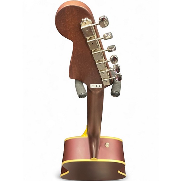 Used Fender Malibu CE BURGANDY STAIN Acoustic Electric Guitar