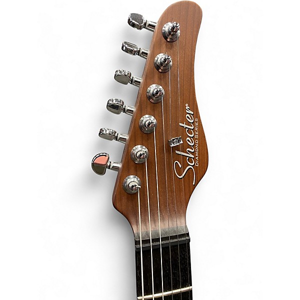 Used Schecter Guitar Research Diamond Series Nick Johnston SSS Blue Solid Body Electric Guitar