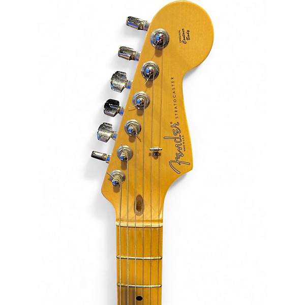 Used Fender American Fat Stratocaster Texas Special 3 Tone Sunburst Solid Body Electric Guitar