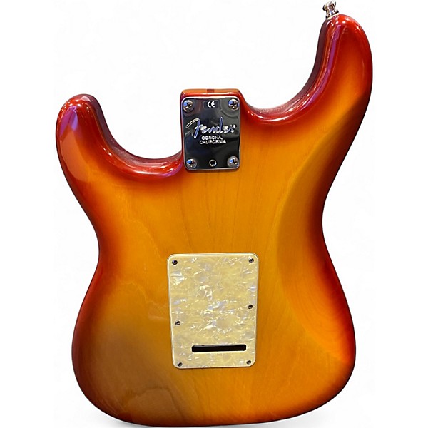 Used Fender American Fat Stratocaster Texas Special 3 Tone Sunburst Solid Body Electric Guitar