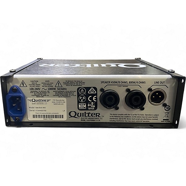 Used Quilter Labs BASS BLOCK V803 Solid State Guitar Amp Head