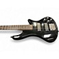 Used Schecter Guitar Research Stiletto Deluxe 4 String Black Electric Bass Guitar