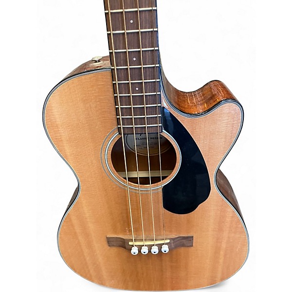 Used Fender CB-60SCE Natural Acoustic Bass Guitar