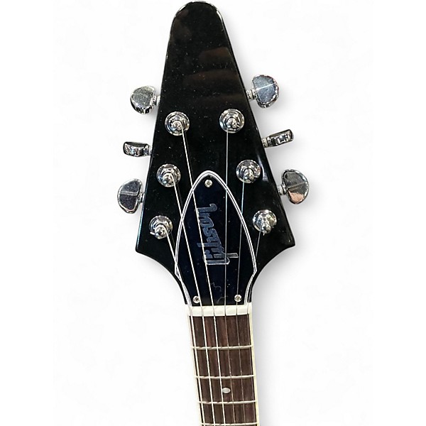 Used Gibson 70s FLYING V Mirror Black Solid Body Electric Guitar