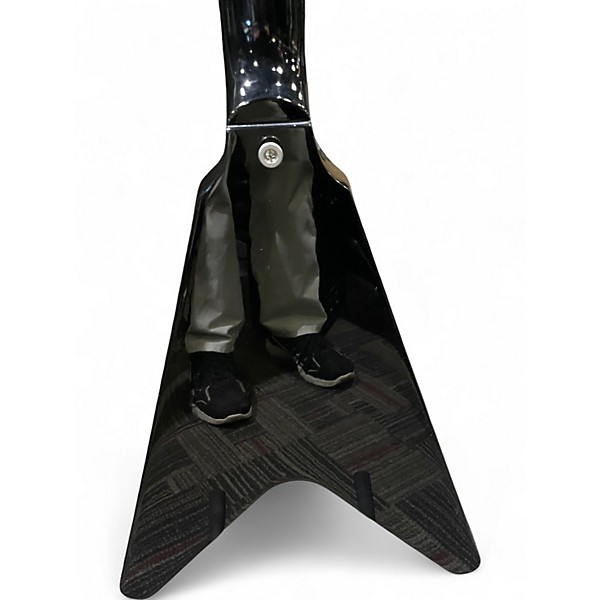 Used Gibson 70s FLYING V Mirror Black Solid Body Electric Guitar