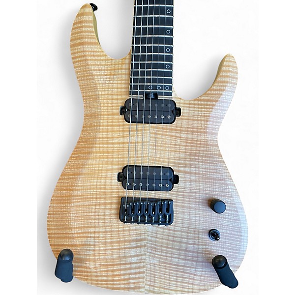 Used Schecter Guitar Research KM7 MKII Natural Solid Body Electric Guitar