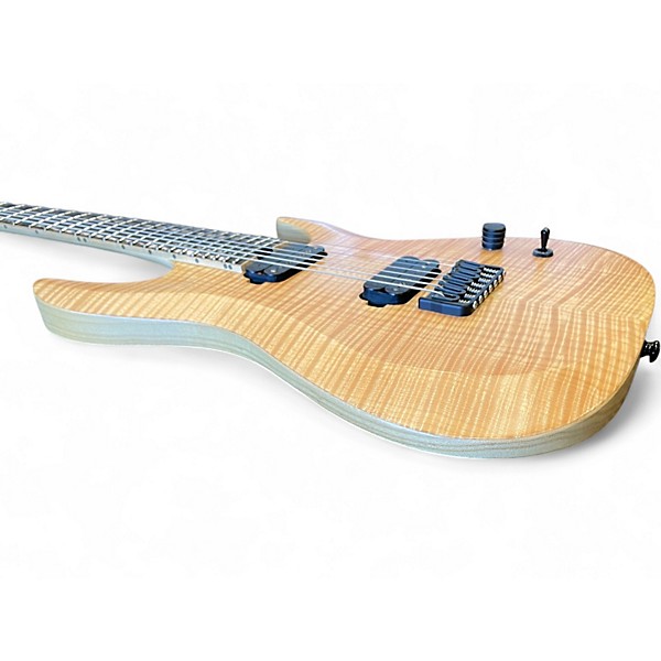 Used Schecter Guitar Research KM7 MKII Natural Solid Body Electric Guitar