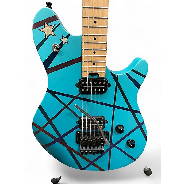 Used EVH Wolfgang Standard MATTE BLUE FROST Solid Body Electric Guitar