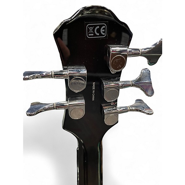 Used Michael Kelly MKDF5 5 String Dragonfly Acoustic Electric Trans Black Acoustic Bass Guitar