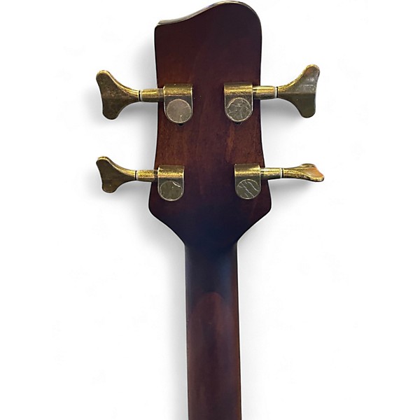 Used Sawtooth ST-AB24EC-FMSV Natural Acoustic Bass Guitar