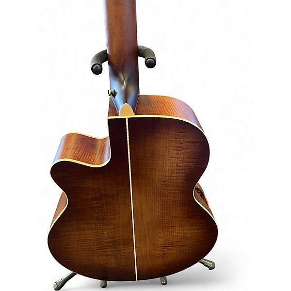 Used Sawtooth ST-AB24EC-FMSV Natural Acoustic Bass Guitar