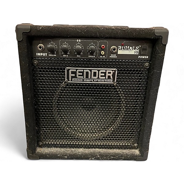 Used Fender Rumble 15 15W 1X8 Bass Combo Amp