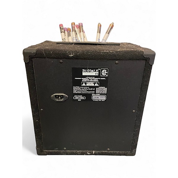 Used Fender Rumble 15 15W 1X8 Bass Combo Amp