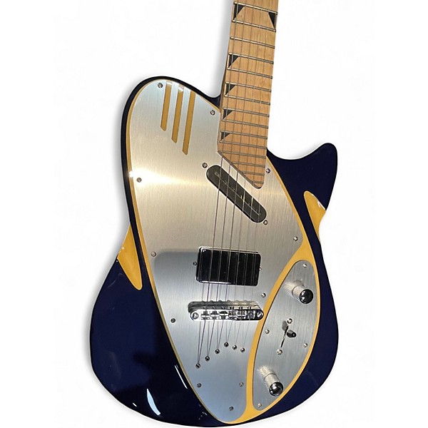 Used Eastwood Bucklund Blue Solid Body Electric Guitar