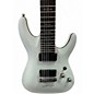 Used Schecter Guitar Research Demon 7 String White Solid Body Electric Guitar