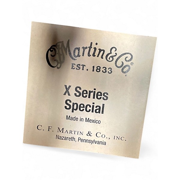 Used Martin X Series Special Koa Natural Acoustic Guitar