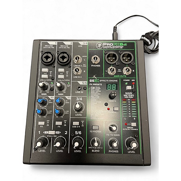 Used Mackie PROFX6 V3 Unpowered Mixer