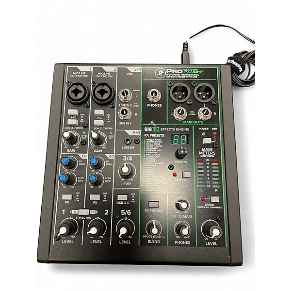 Used Mackie PROFX6 V3 Unpowered Mixer
