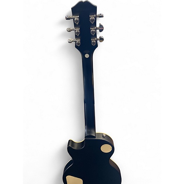Used Epiphone Les Paul Traditional Pro IV Black and White Solid Body Electric Guitar