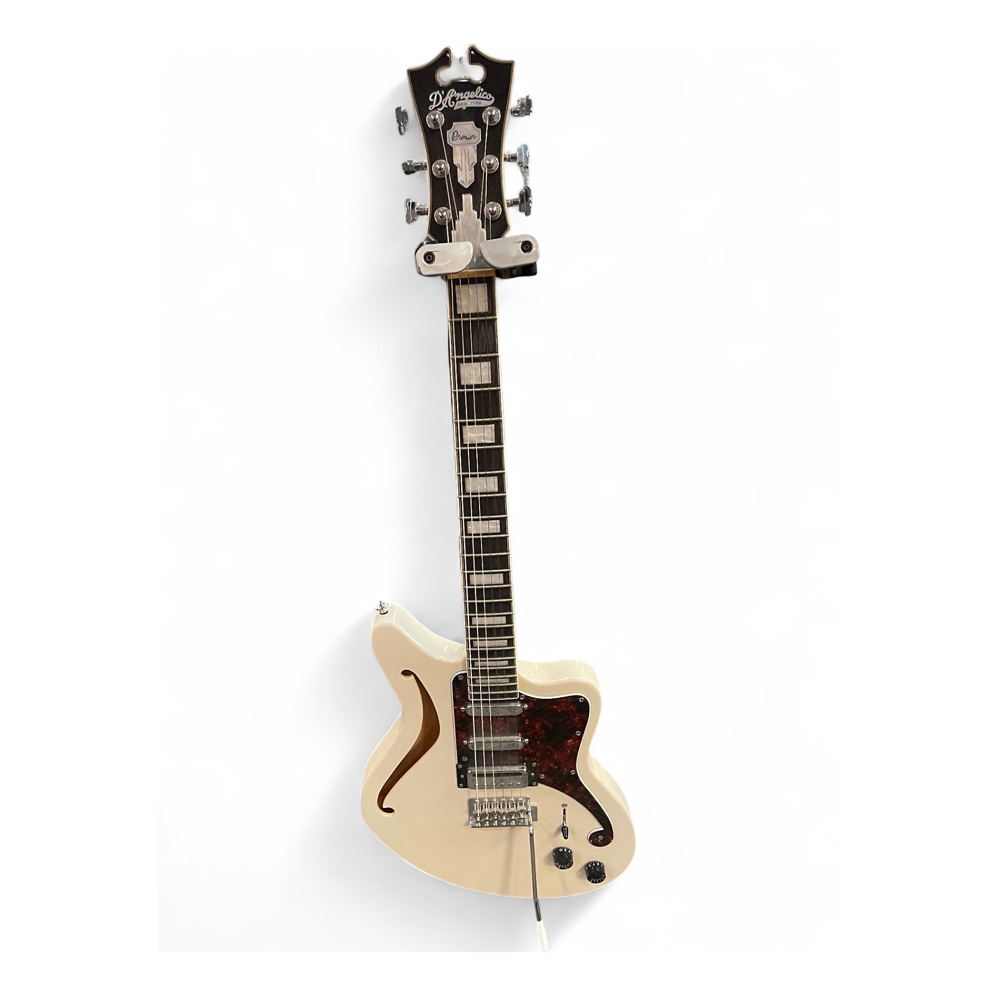 Used D'Angelico Premiere Bedford SH Olympic Pearl Hollow Body