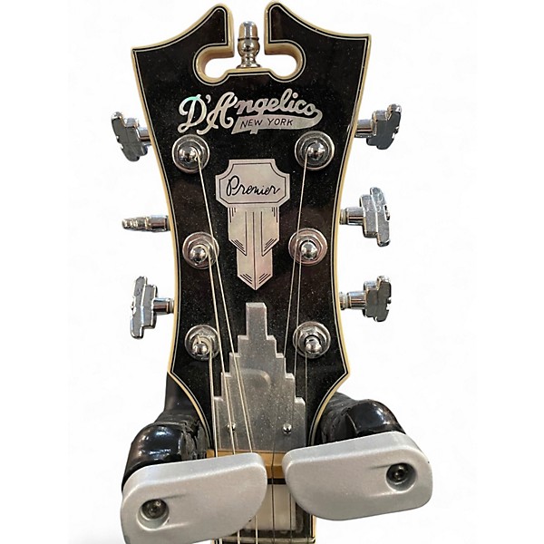 Used D'Angelico Premiere Bedford SH Olympic Pearl Hollow Body Electric Guitar