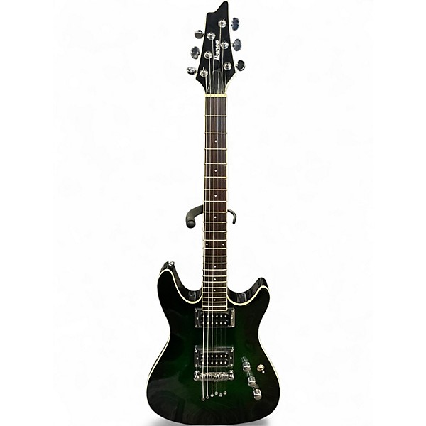 Used Ibanez SZ320 Trans Green Solid Body Electric Guitar
