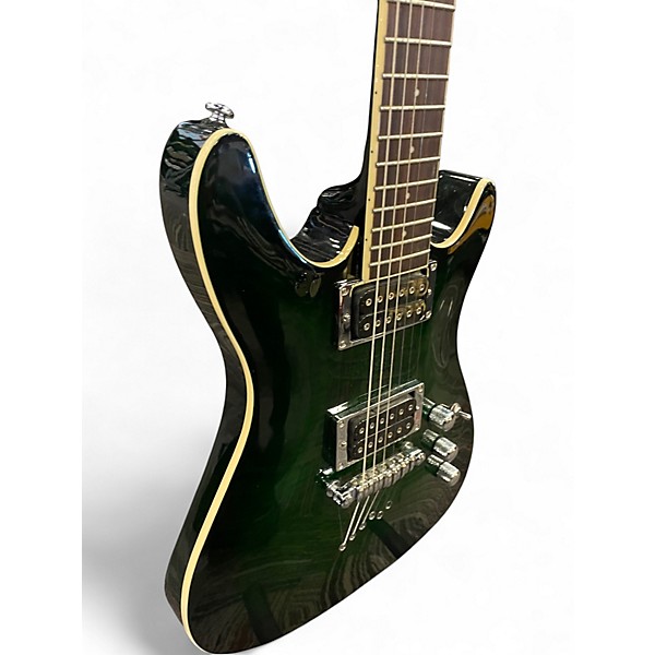 Used Ibanez SZ320 Trans Green Solid Body Electric Guitar