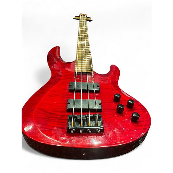 Used ESP LTD B154DX RED Electric Bass Guitar