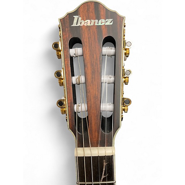 Used Ibanez TOD10N Black Classical Acoustic Electric Guitar