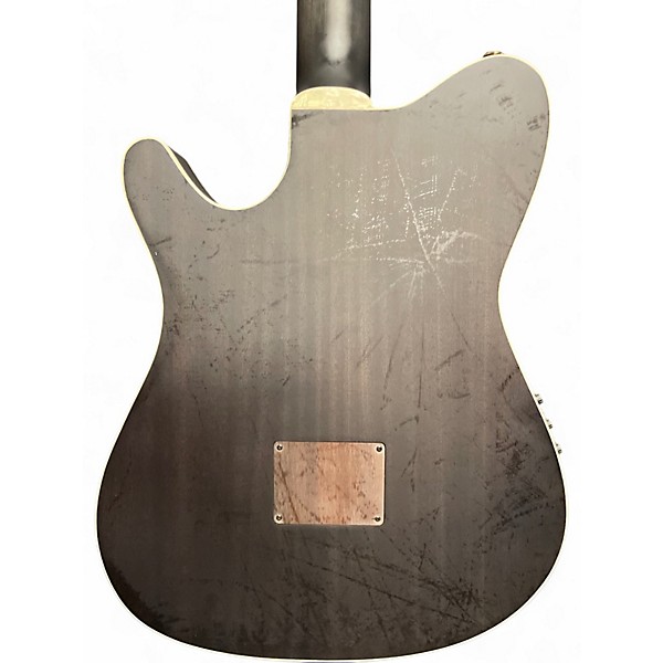 Used Ibanez TOD10N Black Classical Acoustic Electric Guitar