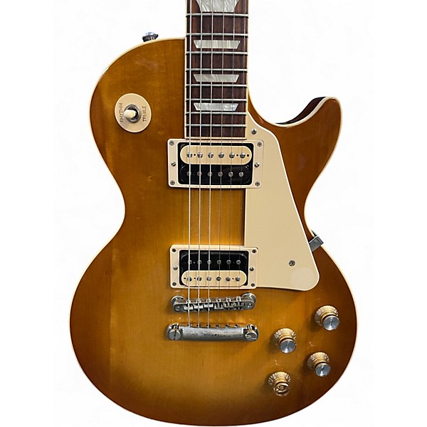 Used Gibson Les Paul Classic Honey Burst Solid Body Electric Guitar