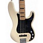 Used Fender Special Edition Deluxe PJ Olympic White Electric Bass Guitar