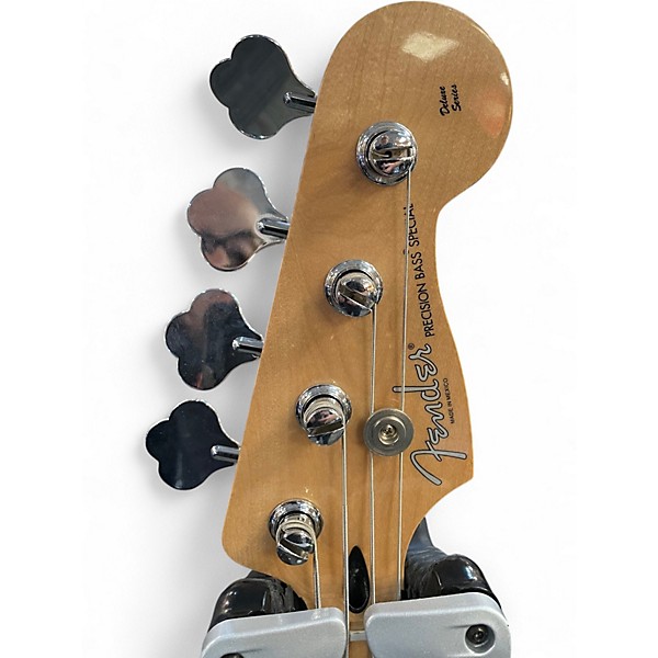 Used Fender Special Edition Deluxe PJ Olympic White Electric Bass Guitar