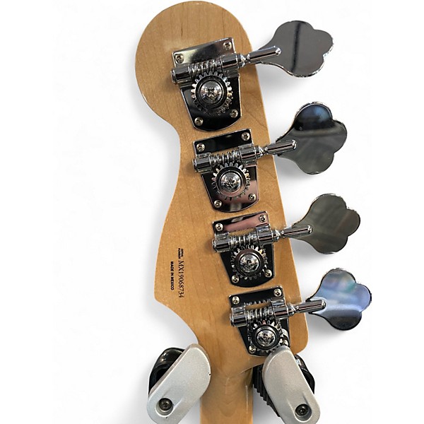 Used Fender Special Edition Deluxe PJ Olympic White Electric Bass Guitar