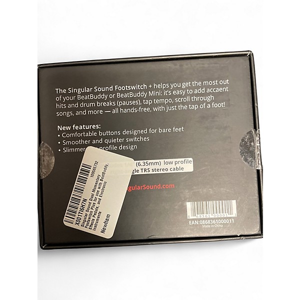 Used Singular Sound Beatbuddy Footswitch Drum Machine
