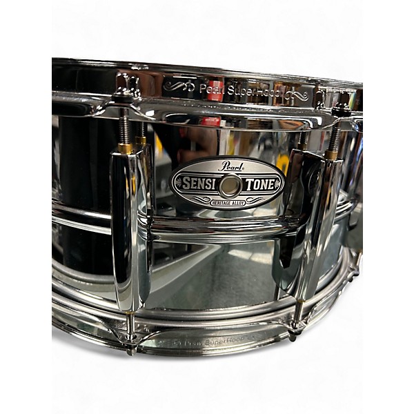 Used Pearl 14X6.5 Sensitone Snare STEEL Drum