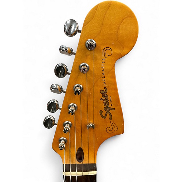 Used Squier J Mascis Jazzmaster Alpine White Solid Body Electric Guitar