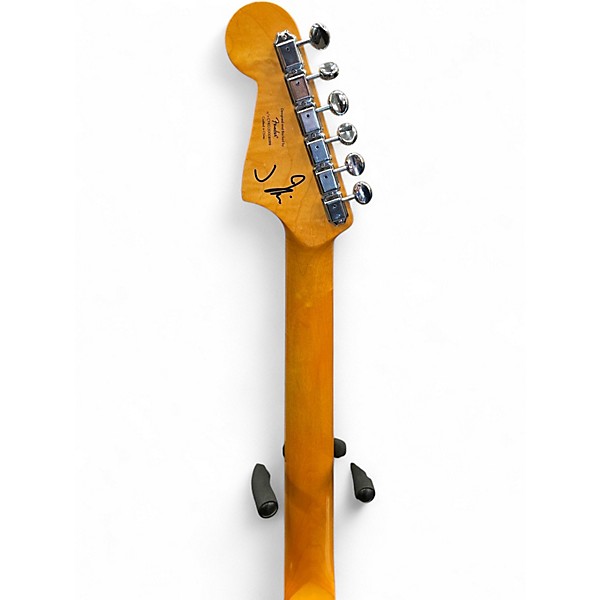 Used Squier J Mascis Jazzmaster Alpine White Solid Body Electric Guitar