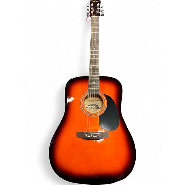 Used Stadium ST Dreadnought Sunburst Acoustic Guitar