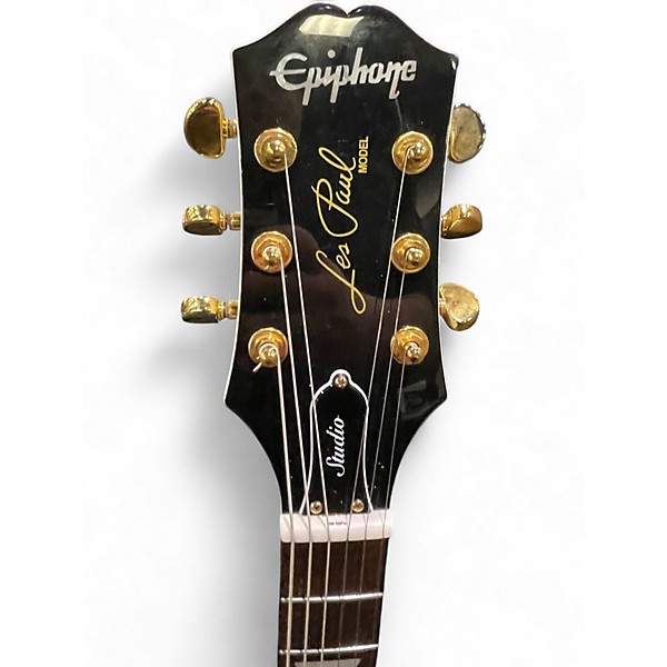 Used Epiphone Les Paul Studio Alpine White Solid Body Electric Guitar