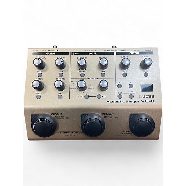 Used BOSS VE8 Acoustic Singer Effect Processor